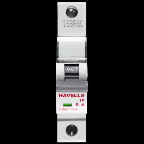 HAVELLS 16 AMP CURVE B 6kA MCB CIRCUIT BREAKER HSM116B