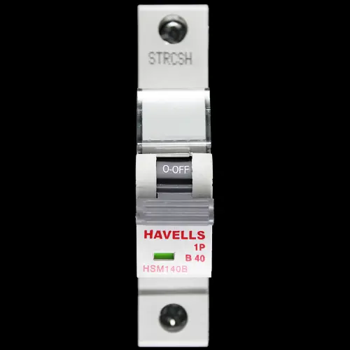 HAVELLS 40 AMP CURVE B 6kA MCB CIRCUIT BREAKER HSM140B