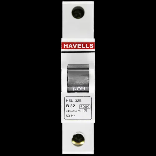 HAVELLS 32 AMP CURVE B 6kA MCB CIRCUIT BREAKER HSL132B