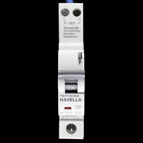 HAVELLS 32 AMP CURVE C 10kA 30mA RCBO TYPE A PSCP132CR30