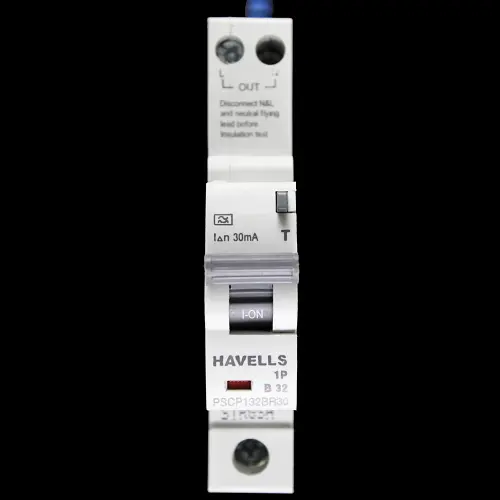 HAVELLS 32 AMP CURVE B 10kA 30mA RCBO TYPE A PSCP132BR30