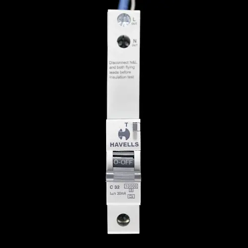 HAVELLS 32 AMP CURVE C 10kA 30mA RCBO TYPE A PSH132CR30 GREY