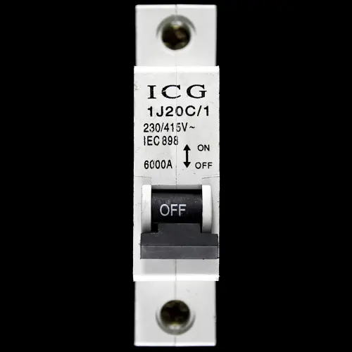ICG C 20 MCB 6kA CIRUCIT BREAKER 1J20C/1