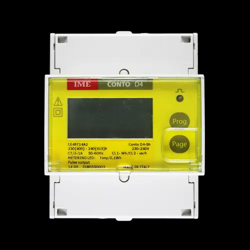 IME THREE PHASE CT OPERATED ELECTRONIC KILOWATT HOUR METER CONTO D4-SH CE4ST14A2