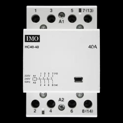 IMO 40 AMP FOUR POLE NO CONTACTOR 220/240V COIL HC40-40