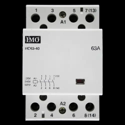 IMO 63 AMP FOUR POLE NO CONTACTOR 220/240V COIL HC63-40