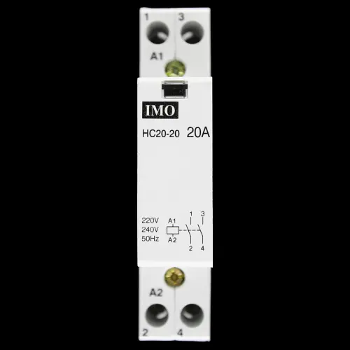 IMO 20 AMP DOUBLE POLE NO CONTACTOR 220/240V COIL HC20-20
