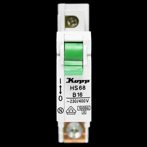 KOPP 16 AMP CURVE B 10kA MCB CIRCUIT BREAKER HS68