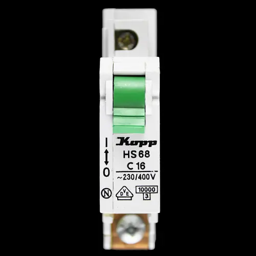 KOPP 16 AMP CURVE C 10kA MCB CIRCUIT BREAKER HS68