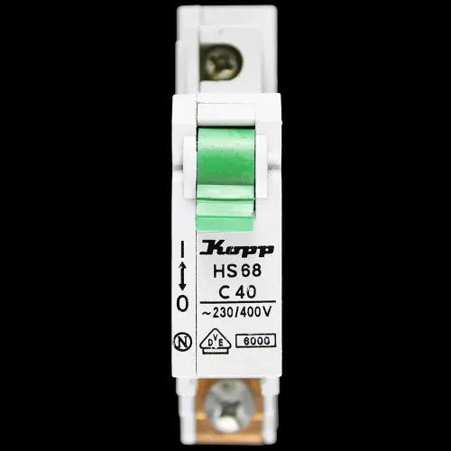 KOPP 40 AMP CURVE C 6kA MCB CIRCUIT BREAKER HS68