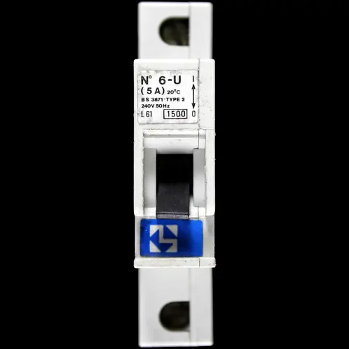 LEMAG 5 AMP TYPE 2 1.5kA MCB CIRCUIT BREAKER L61 No 6-U