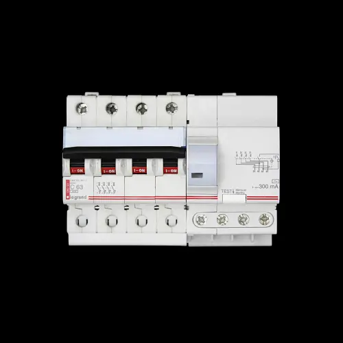 LEGRAND 63 AMP CURVE C 6kA 300mA FOUR POLE RCBO TYPE AC 08033 080 33