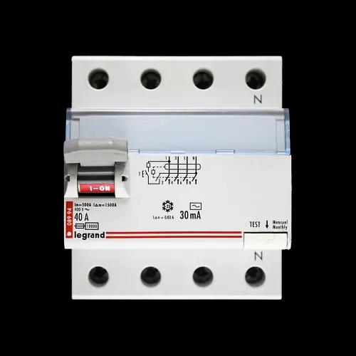 LEGRAND 40 AMP 30mA FOUR POLE RCD TYPE AC 08994 089 94