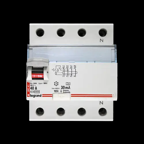 LEGRAND 40 AMP 30mA FOUR POLE RCD TYPE A 09141 091 41