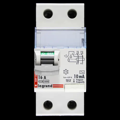 LEGRAND 16 AMP 10mA DOUBLE POLE RCD TYPE AC 08906 089 06