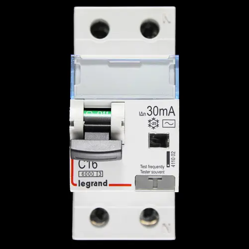 LEGRAND 16 AMP CURVE C 6kA 30mA DOUBLE POLE RCBO TYPE AC 411002 4110 02