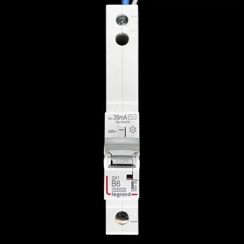 LEGRAND 6 AMP CURVE B 10kA 30mA RCBO TYPE AC 6064 16 DX3
