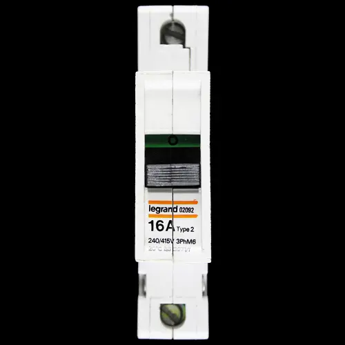 LEGRAND 16 AMP TYPE 2 M6 MCB CIRCUIT BREAKER 02092