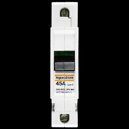 LEGRAND 45 AMP TYPE 2 M6 MCB CIRCUIT BREAKER 262410