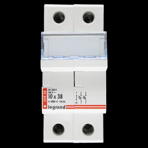 LEGRAND 10 X 38 DOUBLE POLE FUSE HOLDER CARRIER 05828