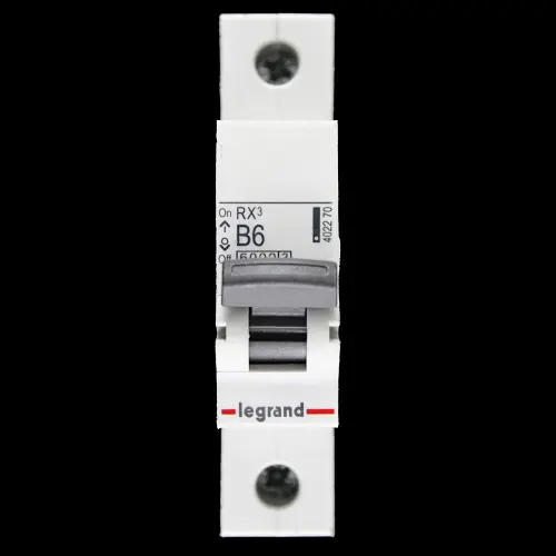 LEGRAND 6 AMP CURVE B 6kA MCB CIRCUIT BREAKER 4022 70 RX3