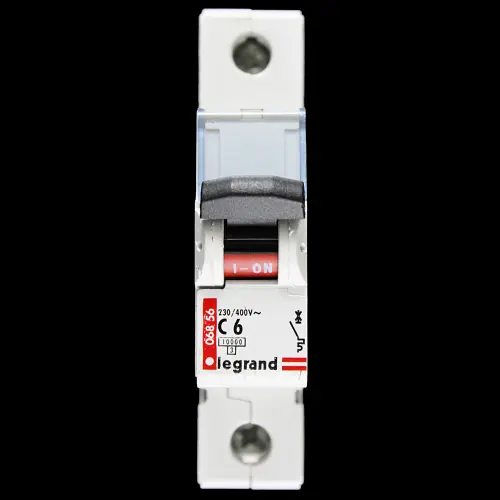 LEGRAND 6 AMP CURVE C 10kA MCB CIRCUIT BREAKER 068 56 06856