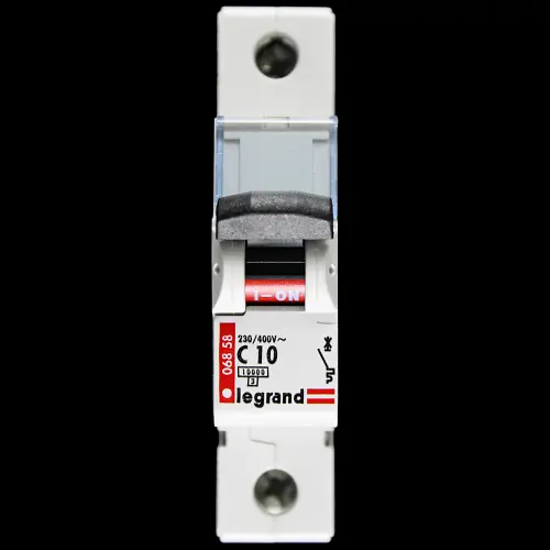 LEGRAND 10 AMP CURVE C 10kA MCB CIRCUIT BREAKER 068 58