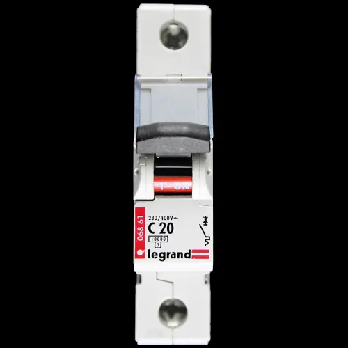 LEGRAND 20 AMP CURVE C 10kA MCB CIRCUIT BREAKER 068 61