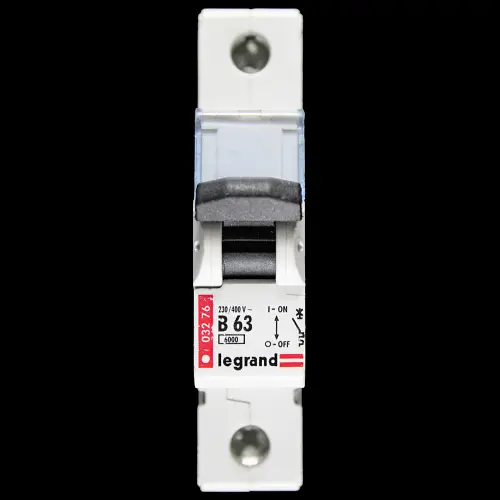 LEGRAND 63 AMP CURVE B 6kA MCB CIRCUIT BREAKER 032 76 03276
