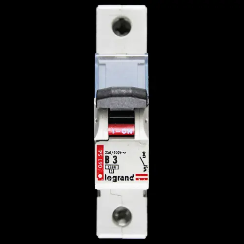 LEGRAND 3 AMP CURVE B 6kA MCB CIRCUIT BREAKER 06154 061 54
