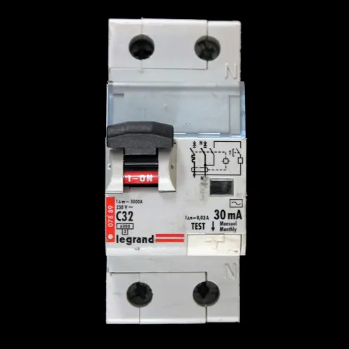 LEGRAND 32 AMP CURVE C 6kA 30mA DOUBLE POLE RCBO TYPE AC 07889