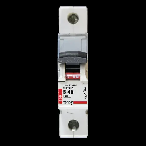 TENBY 40 AMP CURVE B 6kA MCB CIRCUIT BREAKER B640