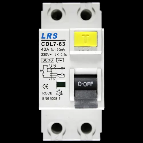 LRS 40 RCCB DOUBLE POLE 30mA TYPE AC CDL7-63
