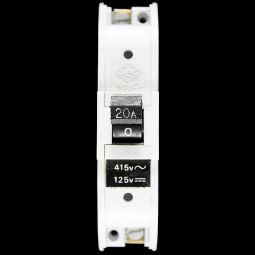 LUPUS 20 AMP MCB CIRCUIT BREAKER MIDGET WHITE