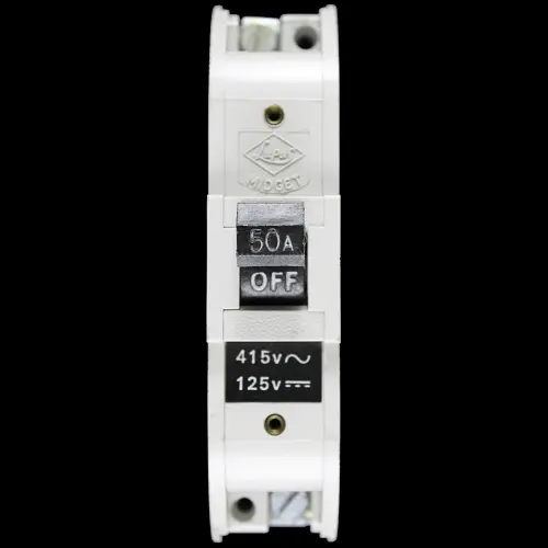 LUPUS 50 AMP MCB CIRCUIT BREAKER MIDGET WHITE