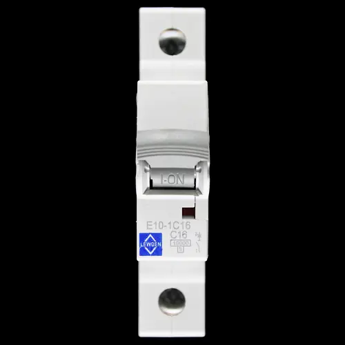LEWDEN 16 AMP CURVE C 10kA MCB CIRCUIT BREAKER E10-1C16