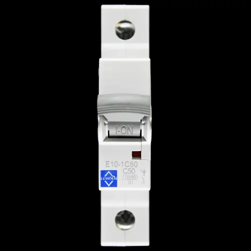 LEWDEN 50 AMP CURVE C 10kA MCB CIRCUIT BREAKER E10-1C50
