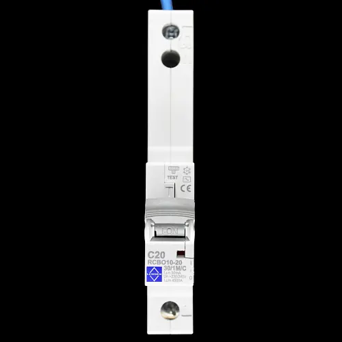 LEWDEN 20 AMP CURVE C 10kA 30mA RCBO TYPE AC RCBO10-20/30/1M/C