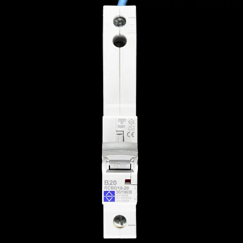 LEWDEN 20 AMP CURVE B 10kA 30mA RCBO TYPE AC RCBO10-20/30/1M/B