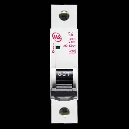 M2 6 AMP CURVE B 6kA MCB CIRCUIT BREAKER M2B6G