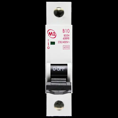 M2 10 AMP CURVE B 6kA MCB CIRCUIT BREAKER M2B10G