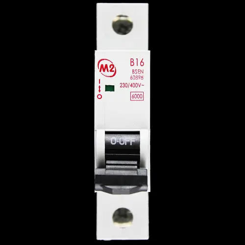 M2 16 AMP CURVE B 6kA MCB CIRCUIT BREAKER M2B16G