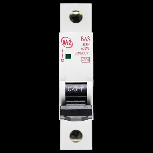 M2 63 AMP CURVE B 6kA MCB CIRCUIT BREAKER M2B63G