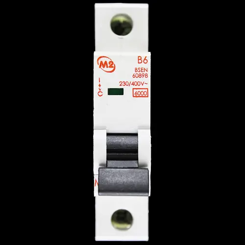 M2 6 AMP CURVE B 6kA MCB CIRCUIT BREAKER M2B6G