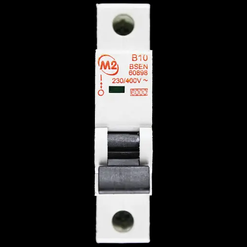 M2 10 AMP CURVE B 6kA MCB CIRCUIT BREAKER M2B10G