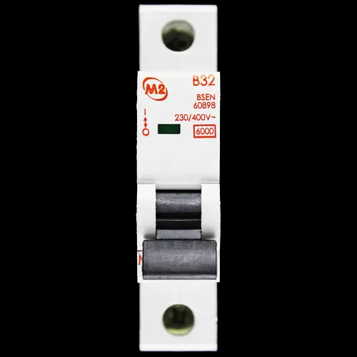 M2 32 AMP CURVE B 6kA MCB CIRCUIT BREAKER M2B32G