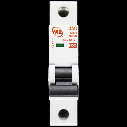 M2 50 AMP CURVE B 6kA MCB CIRCUIT BREAKER M2B50G