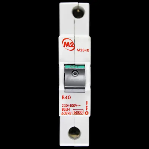 M2 40 AMP CURVE B 6kA MCB CIRCUIT BREAKER M2B40 RW