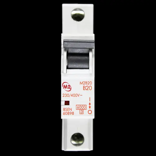 M2 20 AMP CURVE B 6kA MCB CIRCUIT BREAKER M2B20