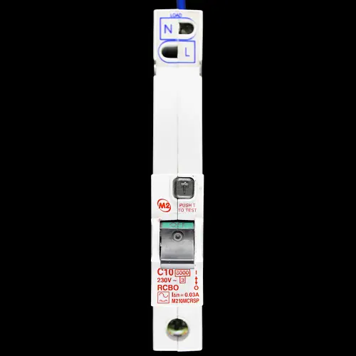 M2 10 AMP CURVE C 6kA 30mA RCBO TYPE A M210MCRSP